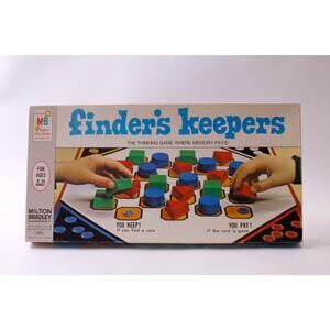 1969, Finders Keepers, Board Game, Milton Bradley, Thinking, ~ 250826-WH 536